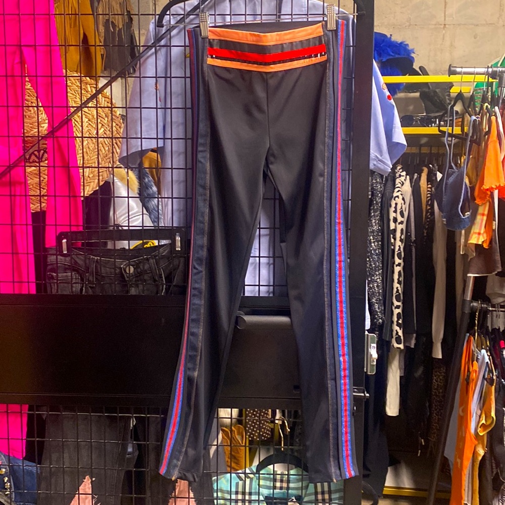 NWT! Electric Yoga x Stephanie Bohbot Colorful Striped Leggings